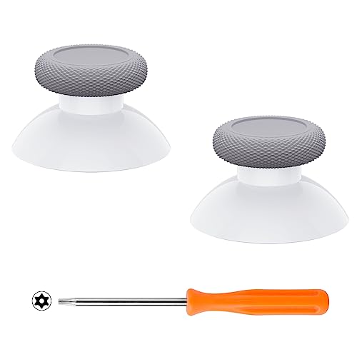 eXtremeRate 2 farbige Thumbsticks für Xbox Series X/S Controller,für Xbox One Standard/One X/S/Elite V1,Analog Stick Joystick Analogsticks Aufsätze Zubehör-Solid Weiß&Grau eXtremeRate 2 farbige Thumbsticks für Xbox Series X/S Controller,für Xbox One Standard/One X/S/Elite V1,Analog Stick Joystick Analogsticks Aufsätze Zubehör-Solid Weiß&Grau von eXtremeRate