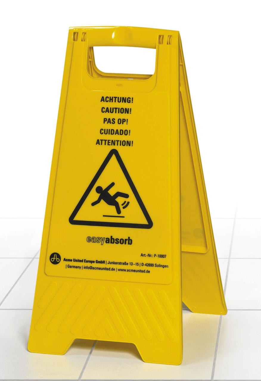easy absorb Warnaufsteller Achtung! 24 cm x 61 cm easy absorb Warnaufsteller Achtung! 24 cm x 61 cm von easy absorb