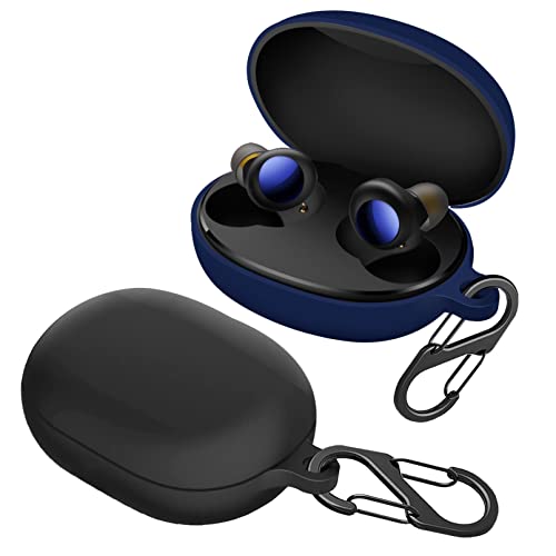 easyBee Hülle 2er-Pack für Realme Buds Air 2 Neo/Realme Buds Q2 / Realme Buds Q2s, Flüssiges Silikon Case Ultradünn Stoßfest Schutzhülle Bluetooth Kopfhörer Tasche - Schwarz und Blau easyBee Hülle 2er-Pack für Realme Buds Air 2 Neo/Realme Buds Q2 / Realme Buds Q2s, Flüssiges Silikon Case Ultradünn Stoßfest Schutzhülle Bluetooth Kopfhörer Tasche - Schwarz und Blau von easyBee