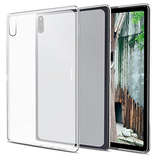 easyBee Hülle Kompatibel mit Huawei MatePad 11 Zoll Case, Ultradünne Silikon Stoßfest Rückseite Abdeckung Schutzhülle - Gefrostet Durchscheinend von easyBee