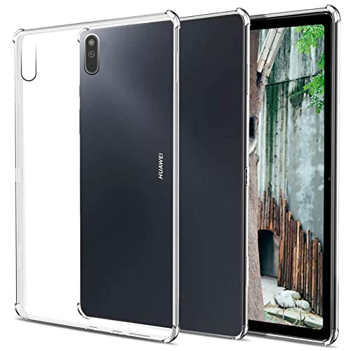 easyBee Hülle Kompatibel mit Huawei MatePad 11 Zoll Case, Ultradünne Silikon Stoßfest Rückseite Abdeckung Schutzhülle - Klar Transparent von easyBee