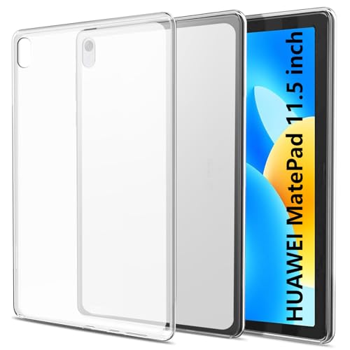 easyBee Hülle Kompatibel mit Huawei MatePad 11.5 Zoll Case, Ultradünn Silikon Stoßfest Rückseite Abdeckung TPU Tablet Schutzhülle - Halbtransparent von easyBee