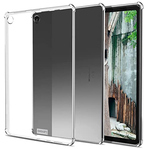 easyBee Hülle Kompatibel mit Lenovo Tab M10 (3rd Gen) 10,1 Zoll 2022 TB328 Case, Ultradünne Silikon Stoßfest Rückseite Abdeckung Schutzhülle - Klar Transparent von easyBee