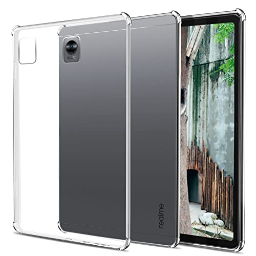 easyBee Hülle Kompatibel mit realme Pad Mini 8,7 Zoll Case, Ultradünne Silikon Stoßfest Rückseite Abdeckung Schutzhülle - Klar Transparent von easyBee