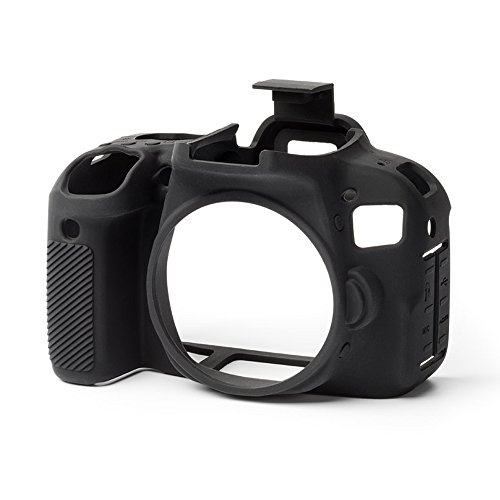easyCover - Silikon Kameratasche - Schutz für Ihre Kamera - Canon 800D/T7i - Schwarz von easyCover