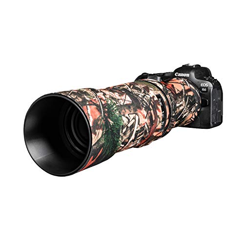 easyCover - Lens Oak - Objektivschutz - Schutz für Ihr Kameraobjektiv - Canon RF 600mm F11 is STM - Wald Camouflage von easyCover