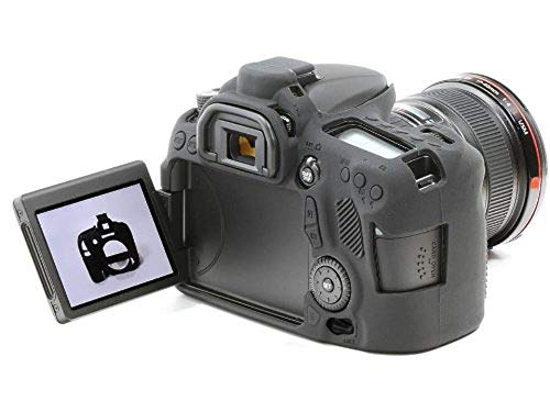easyCover - Silicone Camera Case - Protection for Your Camera - Canon 70D - Schwarz von easyCover