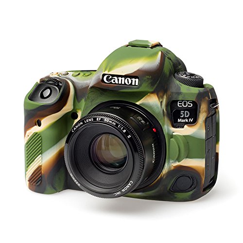 easyCover - Silikon Kameratasche - Schutz für Ihre Kamera - Canon 5D Mark 4 - Camouflage von easyCover