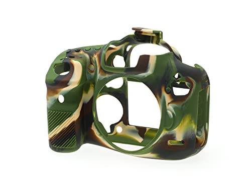 easyCover - Silikon Kameratasche - Schutz für Ihre Kamera - Canon 7D Mark II - Camouflage von easyCover