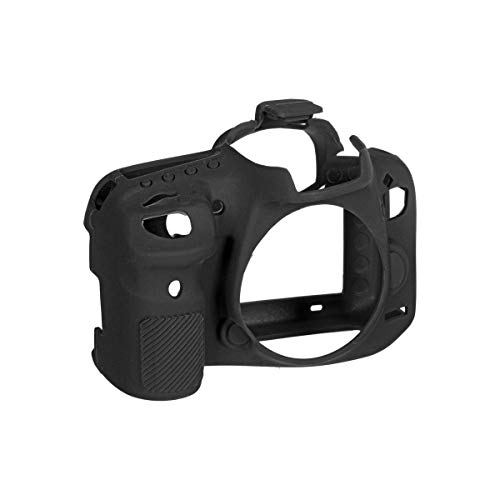 easyCover - Silikon Kameratasche - Schutz für Ihre Kamera - Canon 7D Mark II - Schwarz von easyCover
