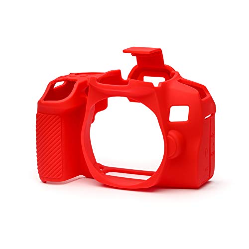 easyCover - Silikon Kameratasche - Schutz für Ihre Kamera - Canon 850D/T8i - Rot von easyCover