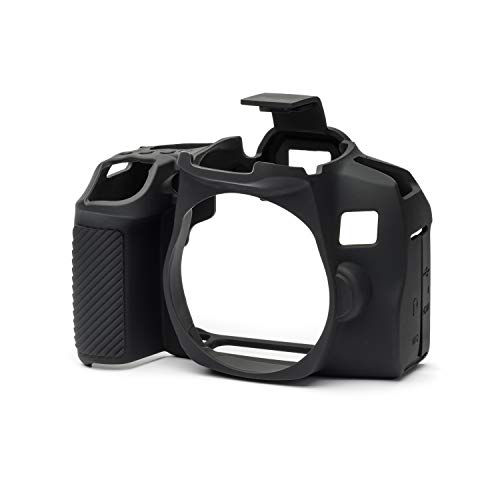 easyCover - Silikon Kameratasche - Schutz für Ihre Kamera - Canon 850D/T8i - Schwarz von easyCover