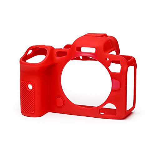 easyCover - Silikon Kameratasche - Schutz für Ihre Kamera - Canon R5/R6/R6 II - Rot von easyCover