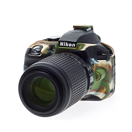 easyCover - Silikon Kameratasche - Schutz für Ihre Kamera - Nikon D3300/D3400 - Camouflage easyCover - Silikon Kameratasche - Schutz für Ihre Kamera - Nikon D3300/D3400 - Camouflage von easyCover