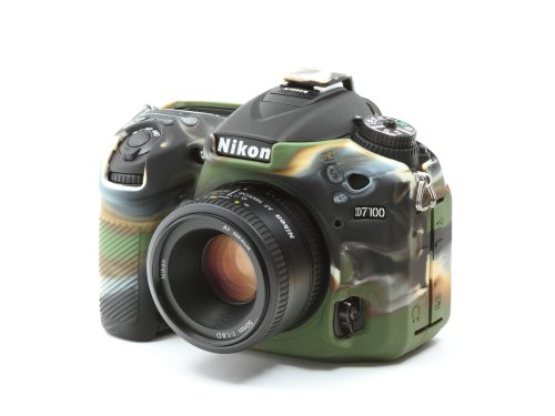easyCover - Silikon Kameratasche - Schutz für Ihre Kamera - Nikon D7100/D7200 - Camouflage von easyCover