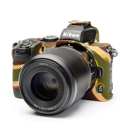 easyCover - Silikon Kameratasche - Schutz für Ihre Kamera - Nikon Z50 - Camouflage von easyCover