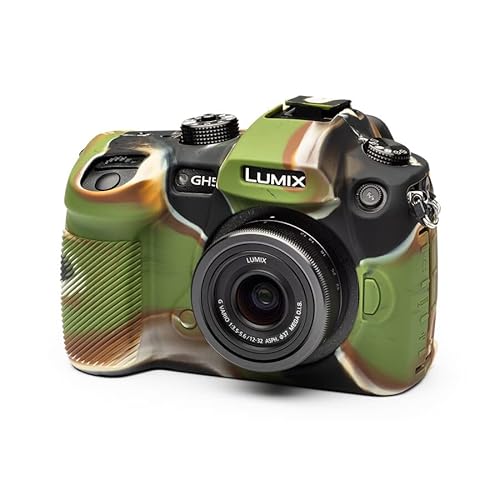 easyCover - Silikon Kameratasche - Schutz für Ihre Kamera - Panasonic GH5/GH5s - Camouflage easyCover - Silikon Kameratasche - Schutz für Ihre Kamera - Panasonic GH5/GH5s - Camouflage von easyCover