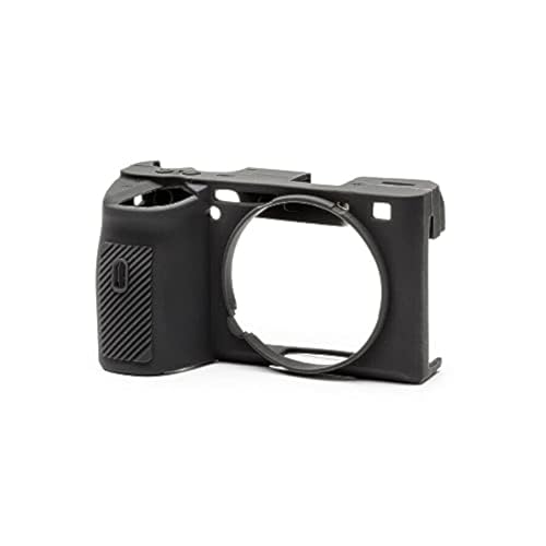 easyCover - Silikon Kameratasche - Schutz für Ihre Kamera - Sony A6600 - Schwarz von easyCover