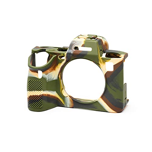 easyCover - Silikon Kameratasche - Schutz für Ihre Kamera - Sony A7 4/A7R 5 - Camouflage von easyCover