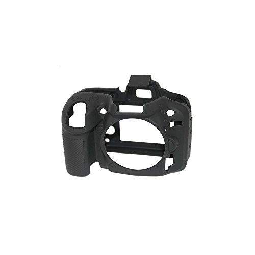 easyCover - Silikon Kameratasche - Schutz für Ihre Kamera - Nikon D7100/D7200 - Schwarz von easyCover