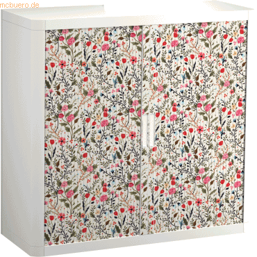 easyOffice Rollladenschrank easyoffice BxTxH 86x37,5x104cm Blüten easyOffice Rollladenschrank easyoffice BxTxH 86x37,5x104cm Blüten von easyOffice