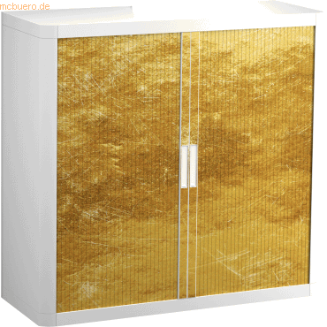 easyOffice Rollladenschrank easyoffice BxTxH 86x37,5x104cm Gold von easyOffice