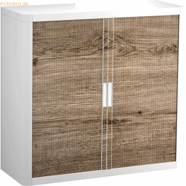 easyOffice Rollladenschrank easyoffice BxTxH 86x37,5x104cm Holz von easyOffice