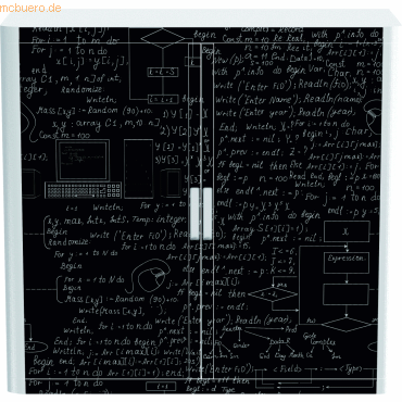 easyOffice Rollladenschrank easyoffice BxTxH 86x37,5x104cm Kreidetafel von easyOffice