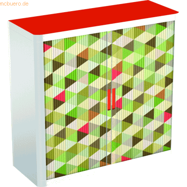 easyOffice Rollladenschrank easyoffice BxTxH 86x37,5x104cm Motiv geome easyOffice Rollladenschrank easyoffice BxTxH 86x37,5x104cm Motiv geome von easyOffice