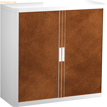 easyOffice Rollladenschrank easyoffice BxTxH 86x37,5x104cm braun von easyOffice