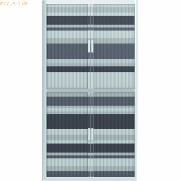 easyOffice Rollladenschrank easyoffice BxTxH 86x37,5x204cm Streifen gr von easyOffice