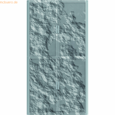 easyOffice Rollladenschrank easyoffice BxTxH 86x37,5x204cm Strukturmau von easyOffice
