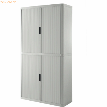 easyOffice Rollladenschrank easyoffice BxTxH 86x37,5x204cm grau/grau von easyOffice