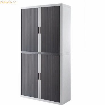 easyOffice Rollladenschrank easyoffice BxTxH 86x37,5x204cm weiß/anthra easyOffice Rollladenschrank easyoffice BxTxH 86x37,5x204cm weiß/anthra von easyOffice