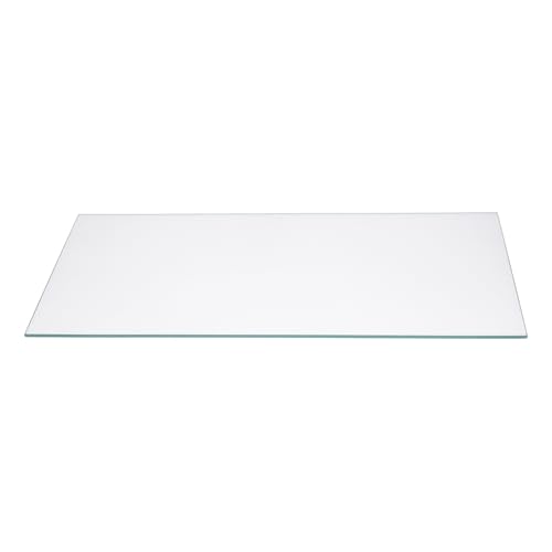 easyPART Kompatibel/Ersatz für LIEBHERR 7271680 Glasplatte Abdeckplatte Glasabdeckung Glasscheibe Einlageboden Einlegeboden Innenraumablage Scheibe Glasboden Boden Platte 410x210mm Gefrierschrank von easyPART