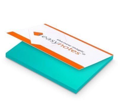 Elektrostatisch selbstklebendes Notizpapier | Türkis, 100x70mm, 100 Blatt Notizbuch | Haftet an allen Oberflächen ohne Magnete, Pins oder Klebstoff | Große Static Sticky Notes Elektrostatisch selbstklebendes Notizpapier | Türkis, 100x70mm, 100 Blatt Notizbuch | Haftet an allen Oberflächen ohne Magnete, Pins oder Klebstoff | Große Static Sticky Notes von easynotes