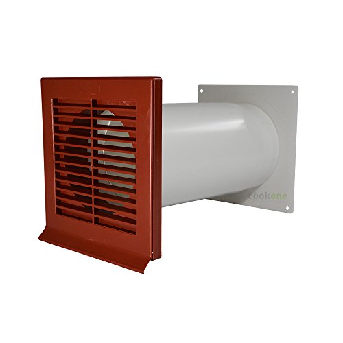 EASYTEC® Mauerkasten Ø 150 mm rot mit Teleskoprohr und Rückstauklappe von easytec