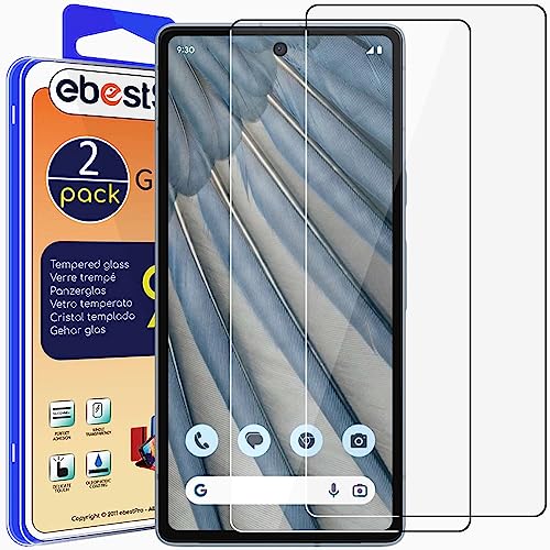 ebestStar - {2 Stück) Panzer Schutz Glas für Google Pixel 7A, 3D Displayschutz, 9H gehärte Glas, Abgerundete, Blasenfrei von ebestStar