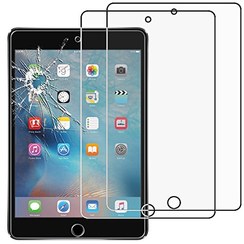 ebestStar - {2 Stück) Panzer Schutz Glas für iPad Mini iPad Mini 2019 (Mini 5), Mini 4 2015, 3D Displayschutz, 9H gehärte Glas, Abgerundete, Blasenfrei von ebestStar