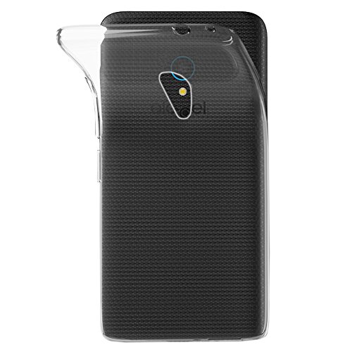 ebestStar - Hülle für Alcatel U5 U5, Silikon Handyhülle Cover, Klar TPU Schutzhülle, Slim Handy Case, Transparent von ebestStar