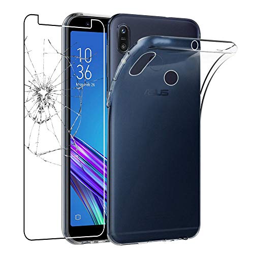 ebestStar - Hülle für Asus Zenfone Max M1 ZB555KL, Silikon Handyhülle Cover, Klar TPU Schutzhülle, Slim Handy Case, Transparent + Panzer Schutz Glas ebestStar - Hülle für Asus Zenfone Max M1 ZB555KL, Silikon Handyhülle Cover, Klar TPU Schutzhülle, Slim Handy Case, Transparent + Panzer Schutz Glas von ebestStar