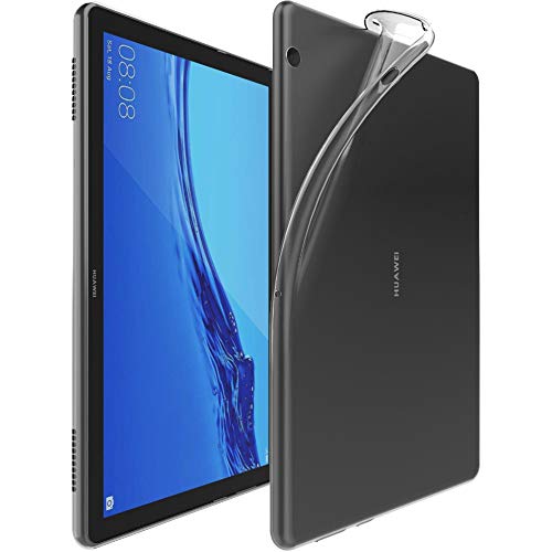 ebestStar - Hülle für Huawei MediaPad T5 10 Tablet 10.1, Silikon Handyhülle Cover, Klar TPU Schutzhülle, Slim Handy Case, Transparent von ebestStar