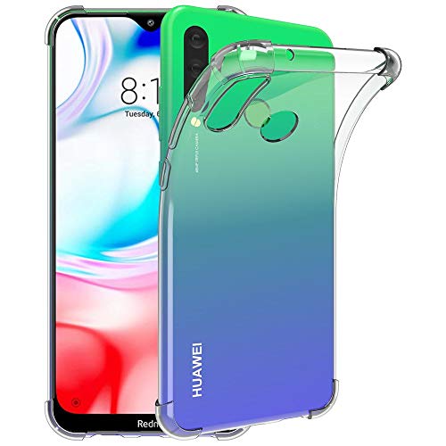 ebestStar - Hülle für Huawei P40 Lite E (2020), Silikon Handyhülle, Klar TPU Schutzhülle, verstärkten Rändern und Ecken, Transparent von ebestStar