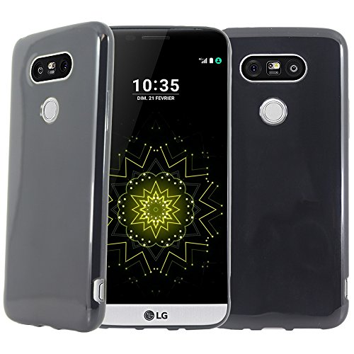 ebestStar - Hülle für LG G5 H850, G5 Dual, G5 SE, G5 Lite, Silikon Handyhülle Cover, TPU Schutzhülle, Slim Handy Case, Schwarz von ebestStar