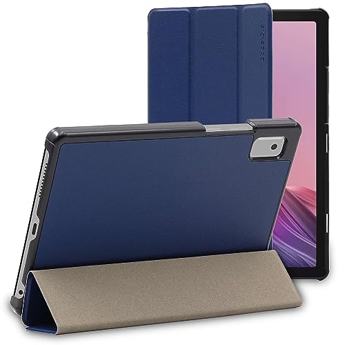 ebestStar - Hülle für Lenovo Tab M9, Slim Smart Cover (Ultra Dünn), Schutzhülle Etui, Ständer Case Cover, Dunkelblau von ebestStar