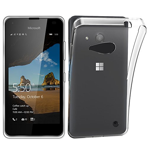 ebestStar - Hülle für Microsoft Lumia 550, Silikon Handyhülle Cover, Klar TPU Schutzhülle, Slim Handy Case, Transparent von ebestStar