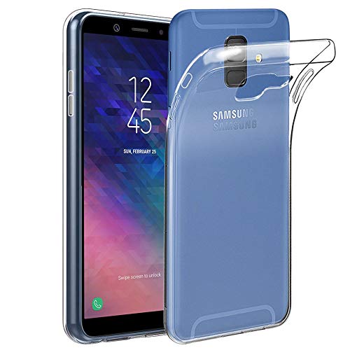 ebestStar - Hülle für Samsung A6+ 2018 Galaxy A6 Plus SM-A605F, Silikon Handyhülle Cover, Klar TPU Schutzhülle, Slim Handy Case, Transparent von ebestStar
