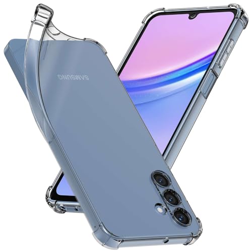 ebestStar - Hülle für Samsung Galaxy A15 A15 5G, Silikon Handyhülle, Klar TPU Schutzhülle, verstärkten Rändern und Ecken, Transparent ebestStar - Hülle für Samsung Galaxy A15 A15 5G, Silikon Handyhülle, Klar TPU Schutzhülle, verstärkten Rändern und Ecken, Transparent von ebestStar