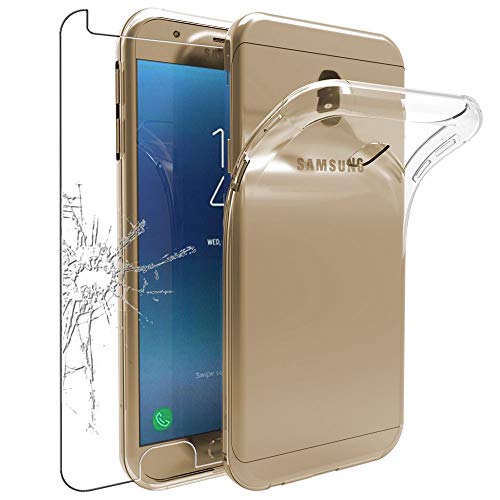 ebestStar - Hülle für Samsung Galaxy J3 2017 SM-J330F, Silikon Handyhülle Cover, Klar TPU Schutzhülle, Slim Handy Case, Transparent + Panzer Schutz Glas ebestStar - Hülle für Samsung Galaxy J3 2017 SM-J330F, Silikon Handyhülle Cover, Klar TPU Schutzhülle, Slim Handy Case, Transparent + Panzer Schutz Glas von ebestStar