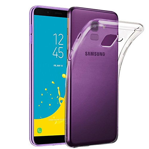 ebestStar - Hülle für Samsung Galaxy J6 2018 SM-J600F, Silikon Handyhülle Cover, Klar TPU Schutzhülle, Slim Handy Case, Transparent von ebestStar